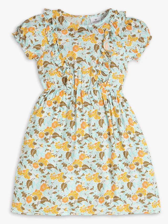 Girls Flare Fit Printed Frock