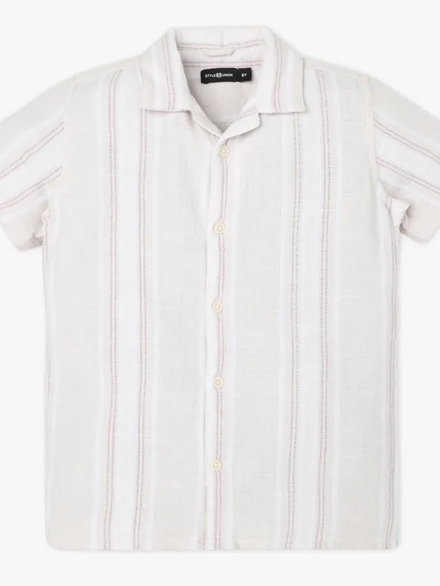 Cut And Sew Boys Shirt