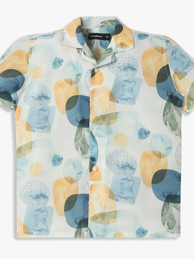 Boys Printed Retreat Shirt