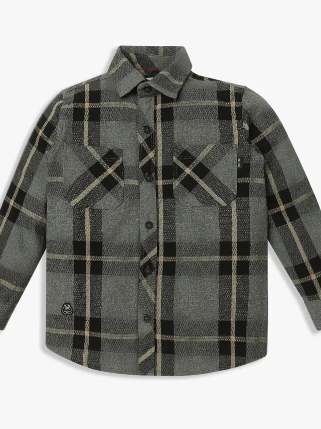 Cotton Checkered Shirt