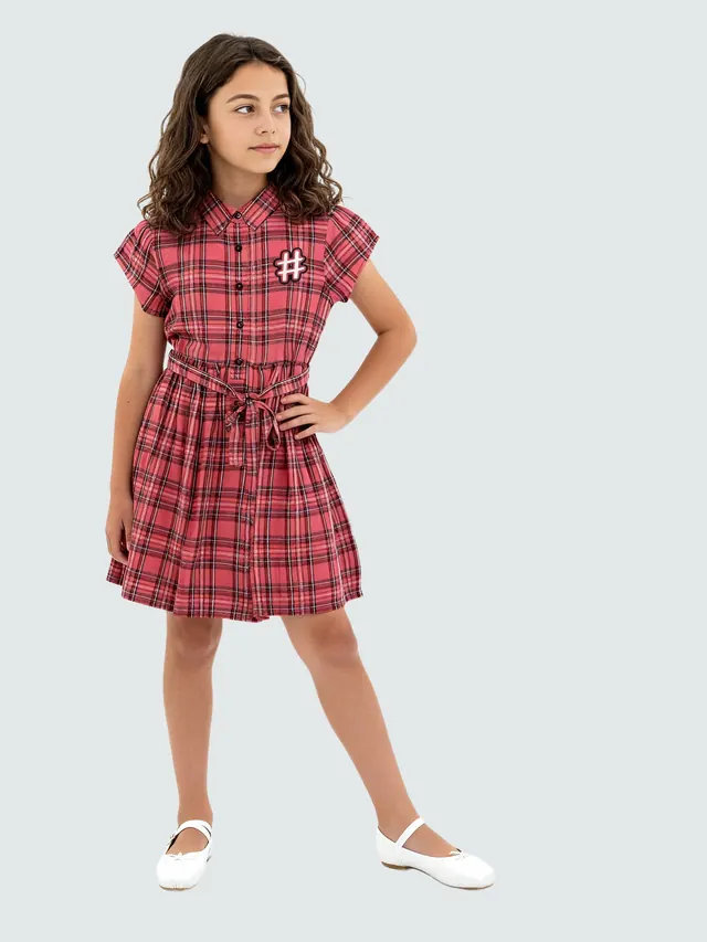 Girls Checkered Frock